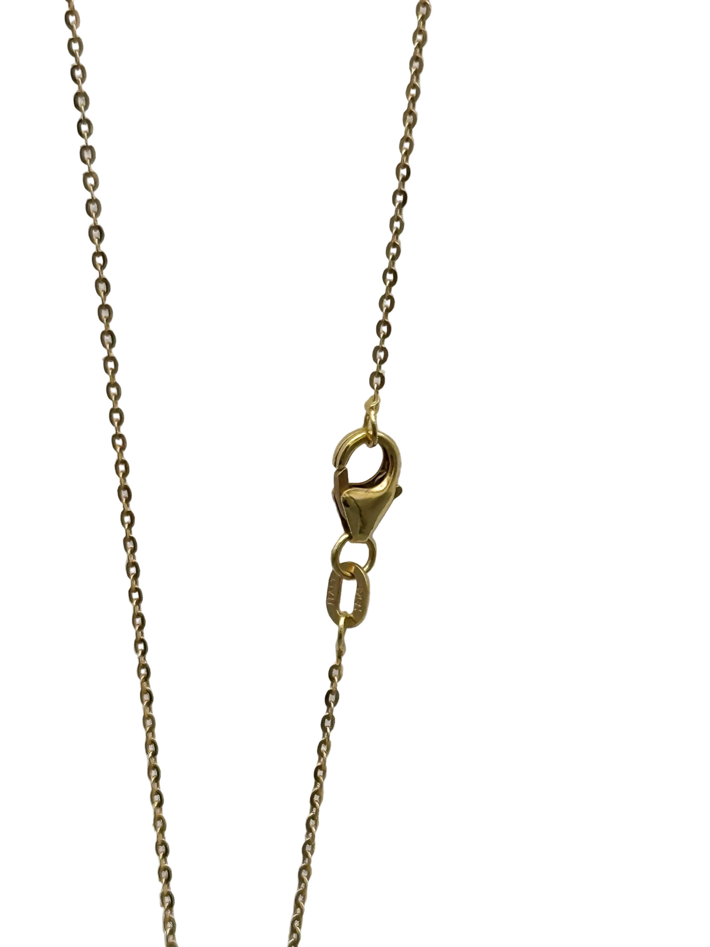 18K yellow gold clasp detail – Tahitian Pearl Necklace with ruby bail by Holly Zhang