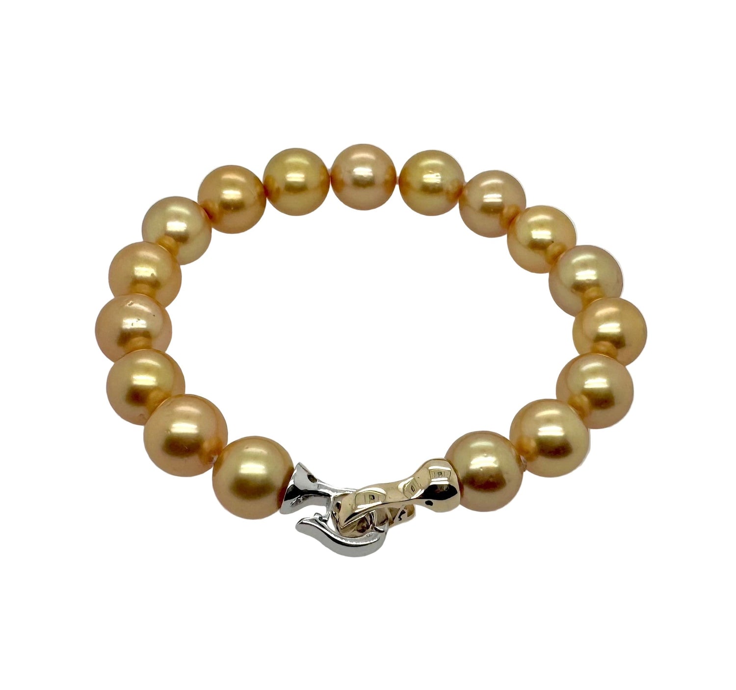 South Sea Golden Saltwater Cultured Pearl Bracelet