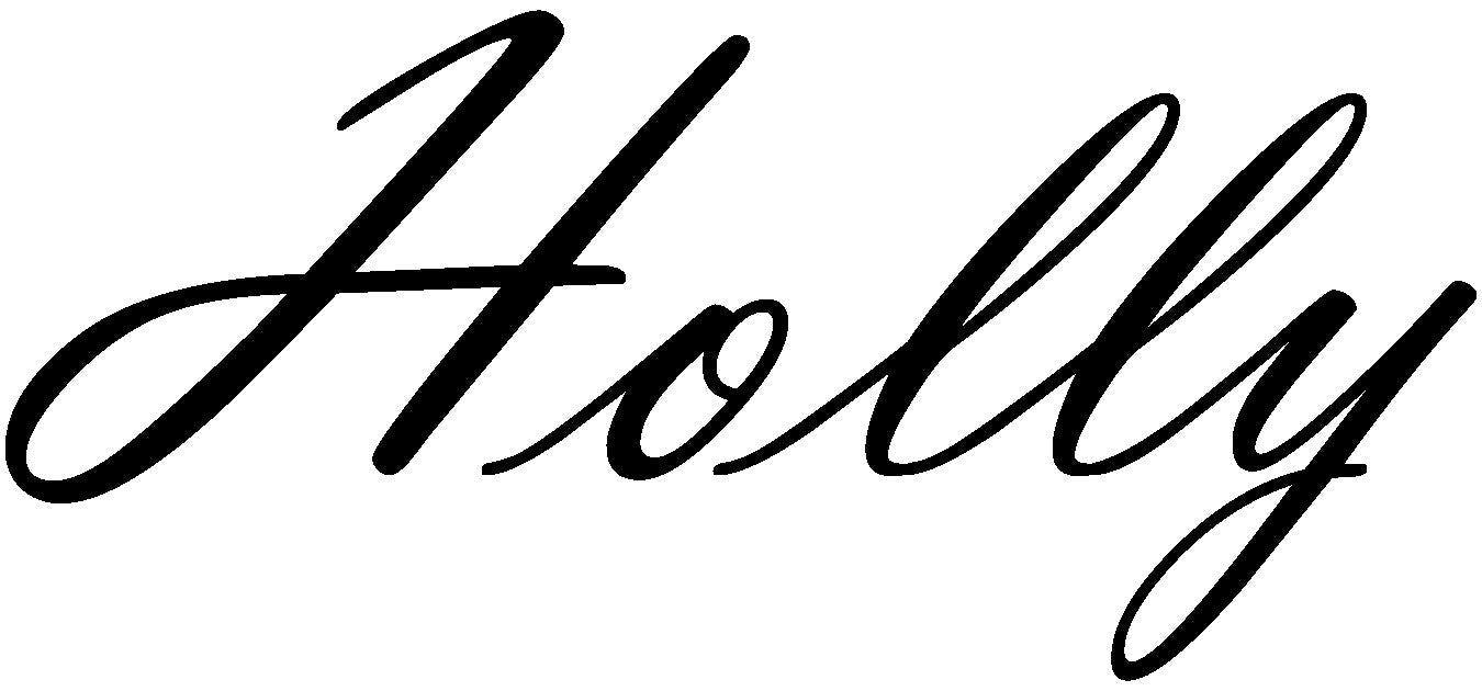 Holly's Signature Edit