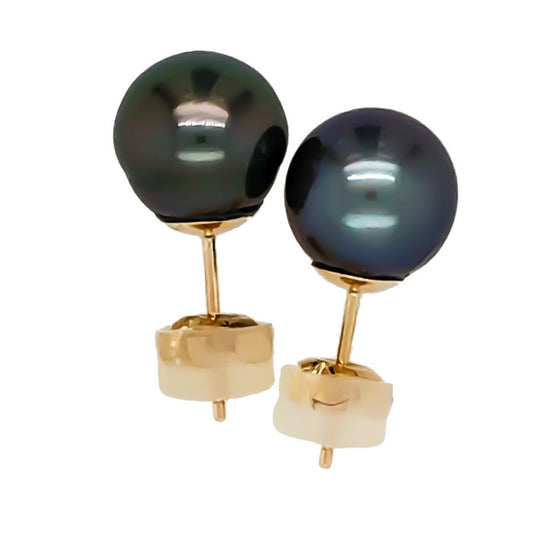 E9-10mmTahitianbar14kystuds