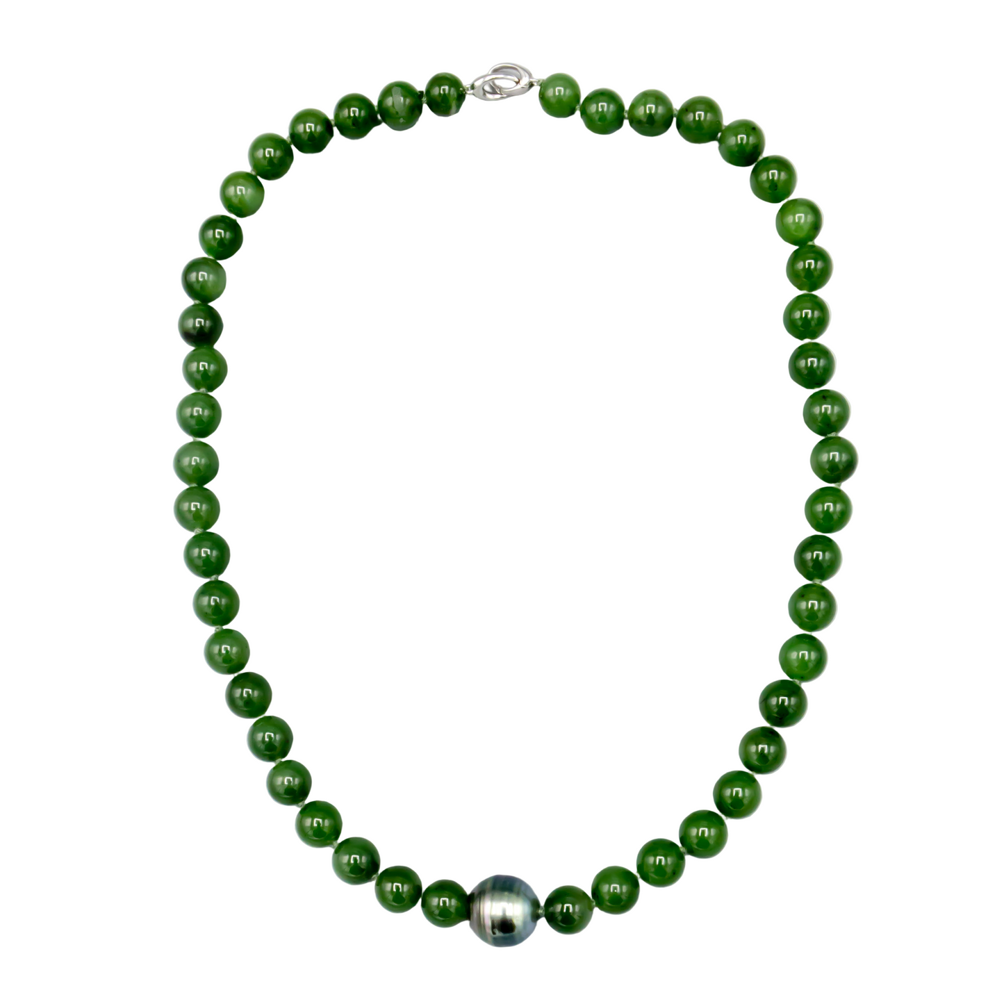 N19.5inch9.5mmmjade14.2mmtahssclasp