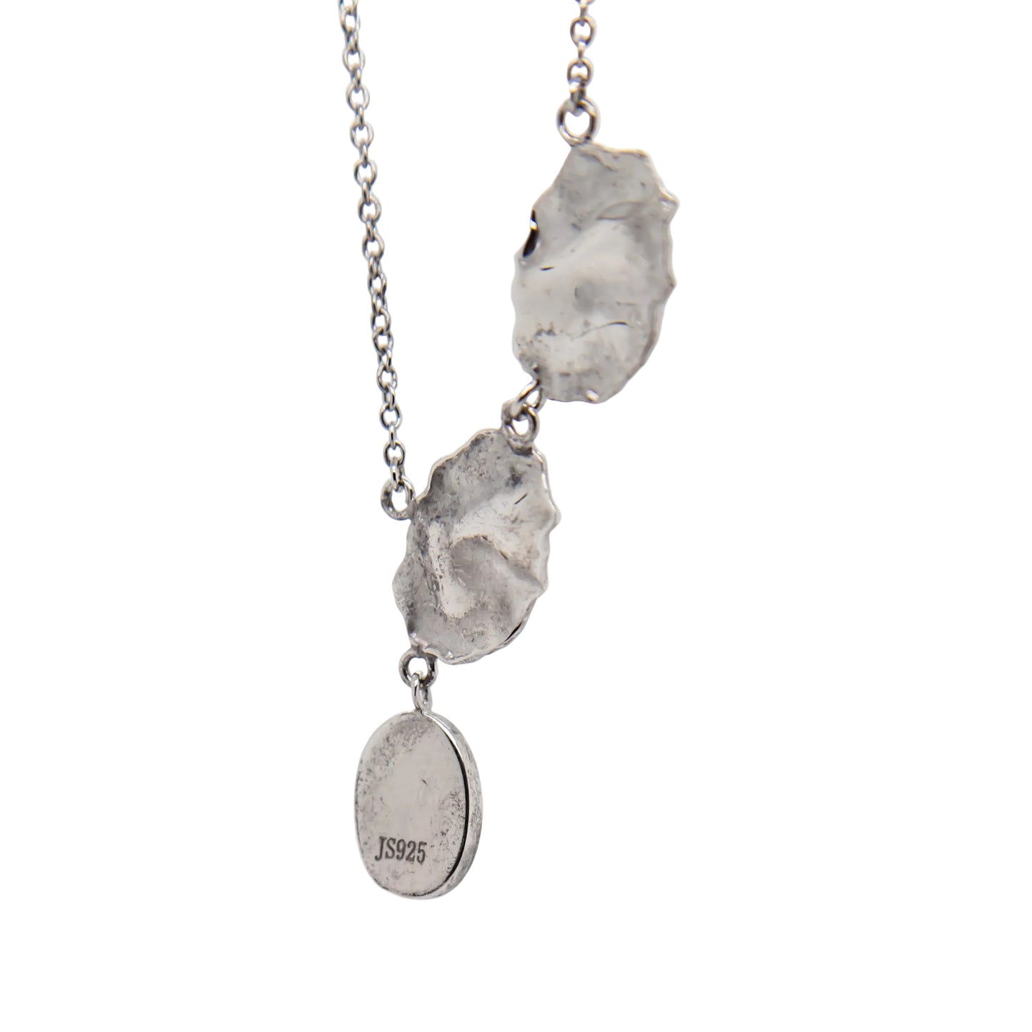 Larimar and sterling silver necklace - rear view